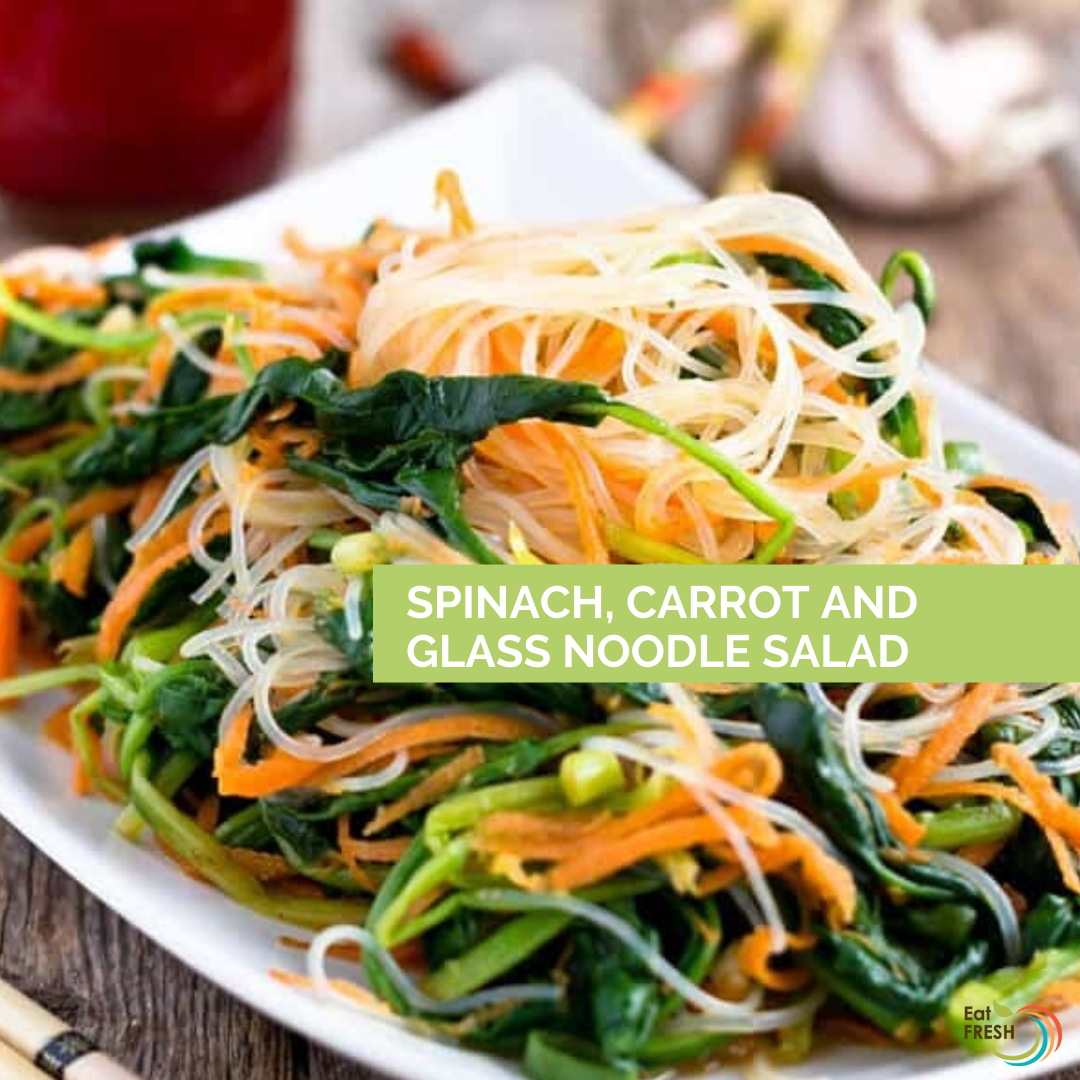 Spinach, Carrot & Glass Noodle Salad