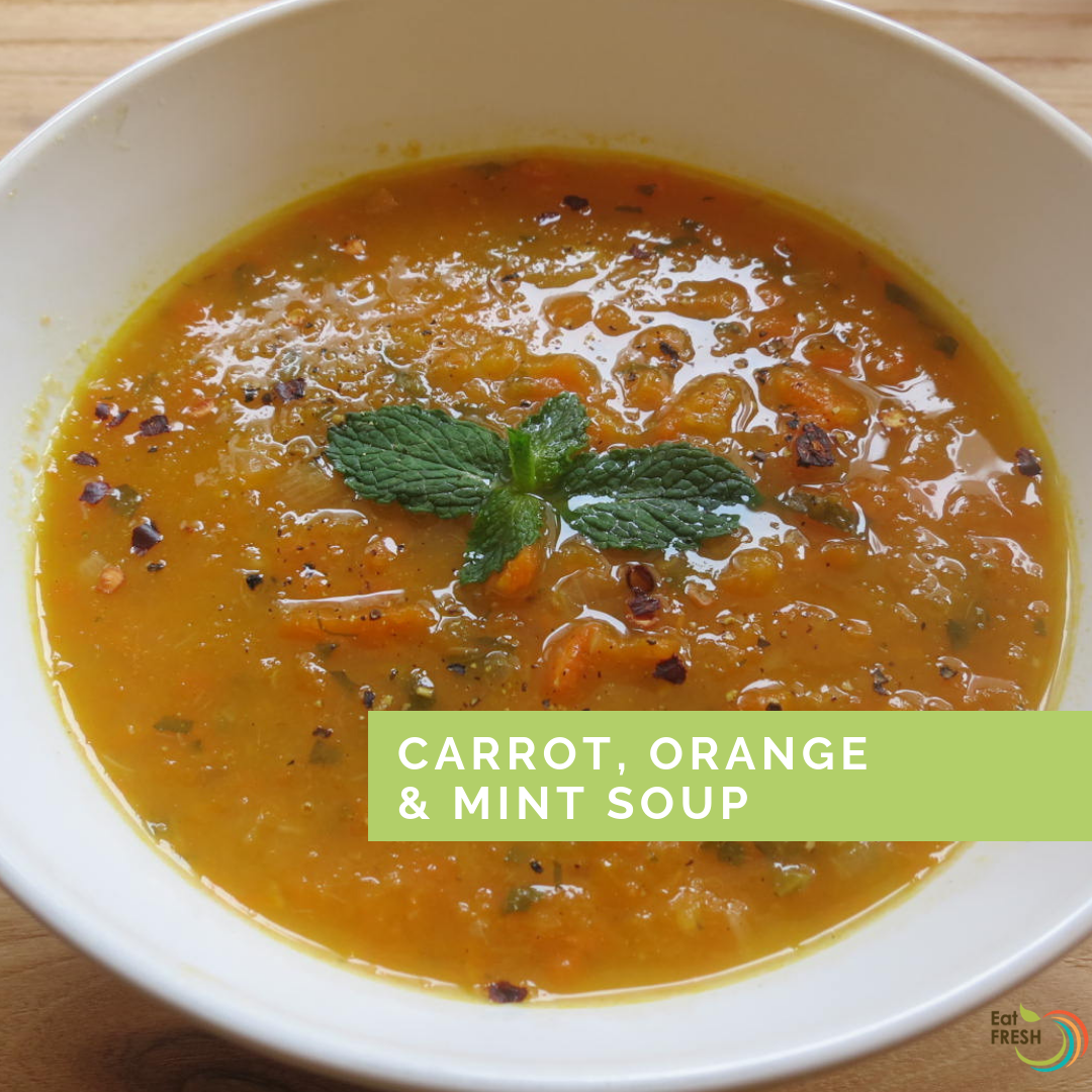 Carrot, Orange & Mint Soup