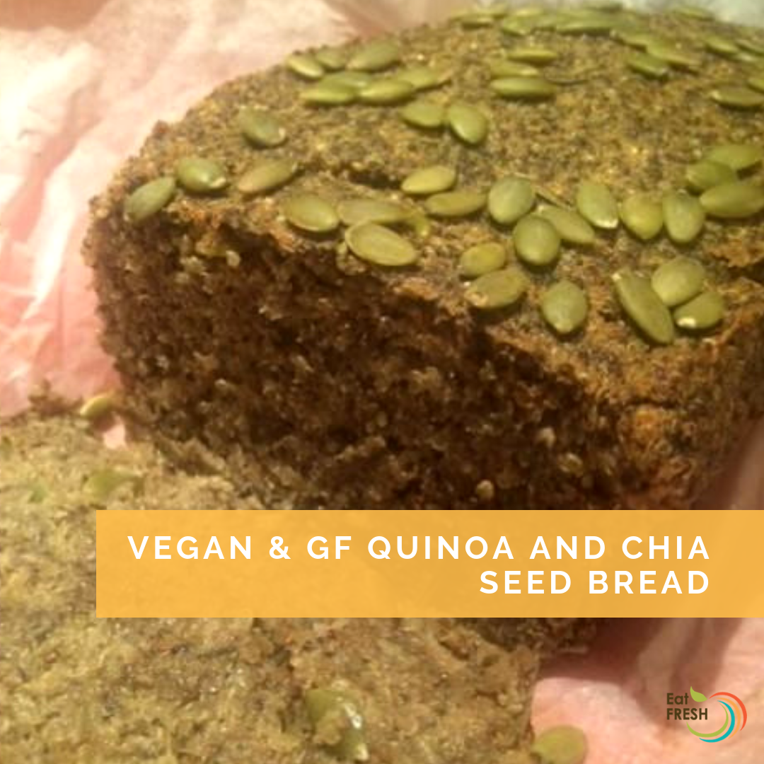 Vegan & GF Quinoa and Chia Seed Bread
