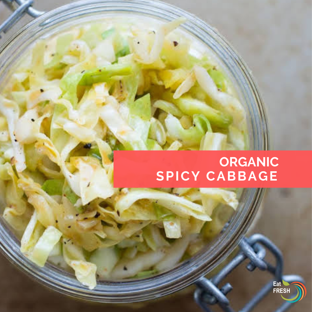 Organic spicy cabbage