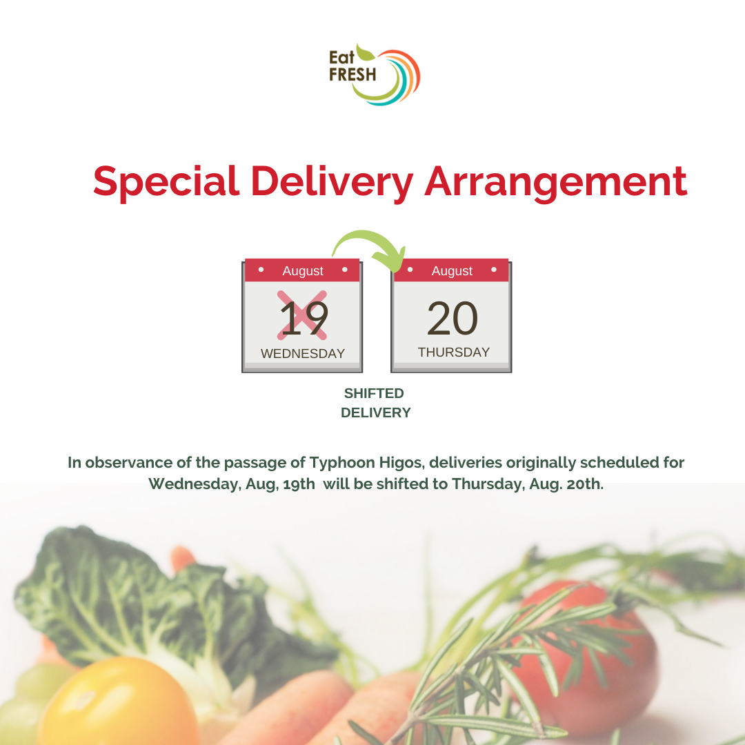 After Higos - Special Delivery Arrangement - POSTPONED