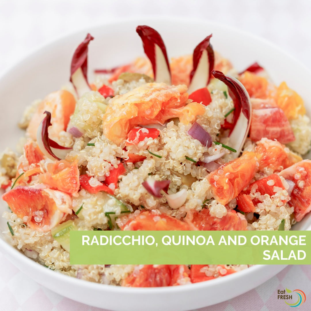 Radicchio, Quinoa and Orange Salad