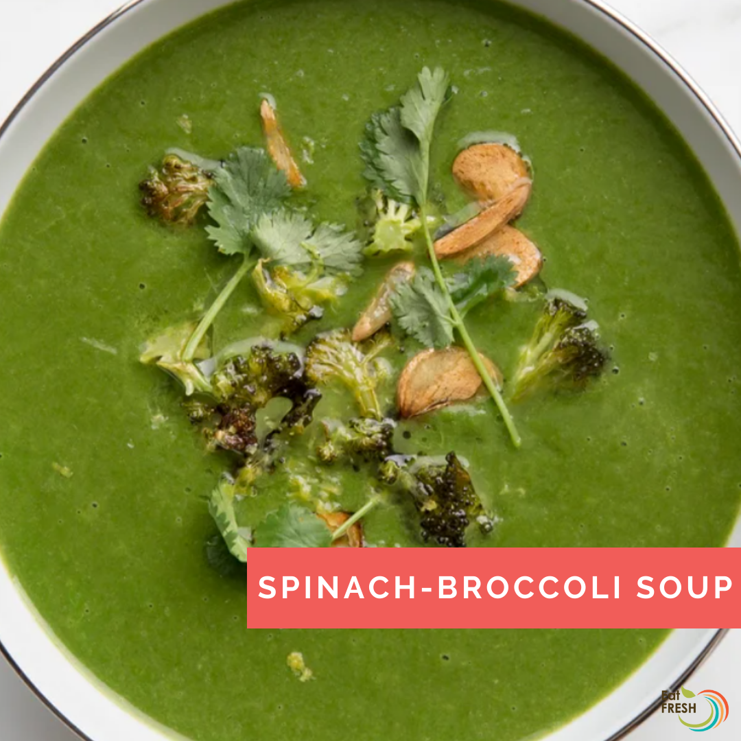 Spinach and Broccoli Soup