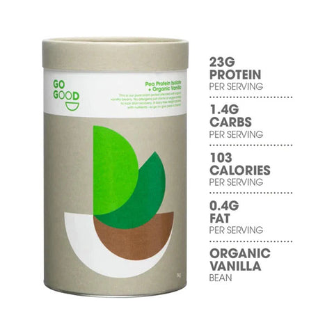 Go Good Pea Protein + Organic Vanilla 500g