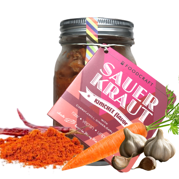 Living Sauerkraut Unpasteurized Kimchee 400g Living Sauerkraut Unpasteurized Kimchee 400g