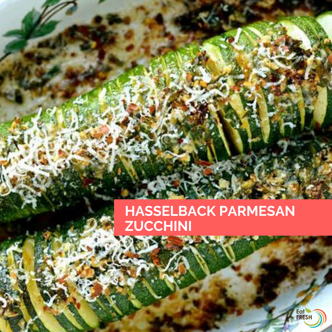 Hasselback Parmesan Zucchini