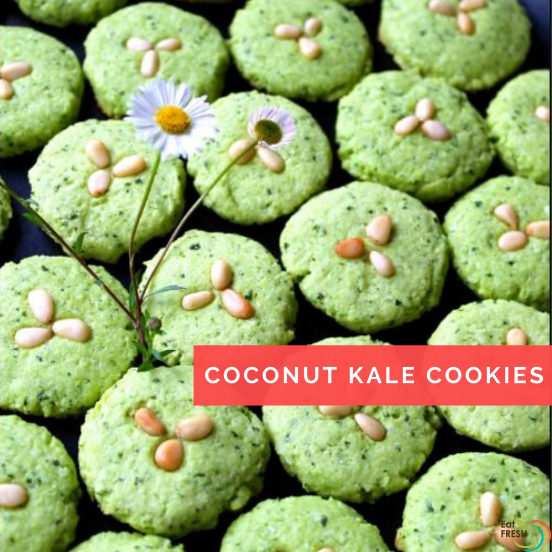 Coconut Kale Cookies