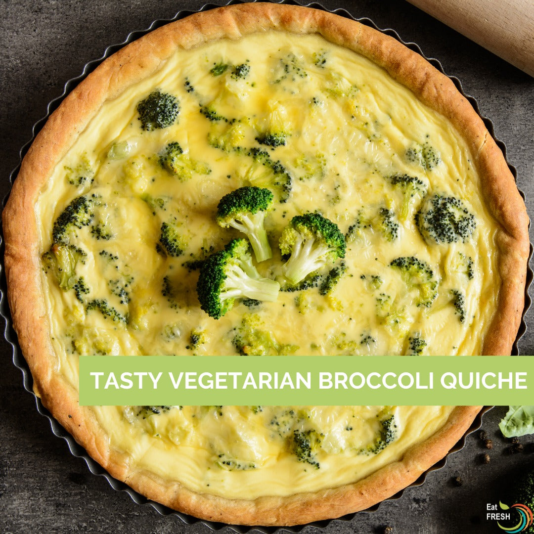 Tasty Vegetarian Broccoli Quiche