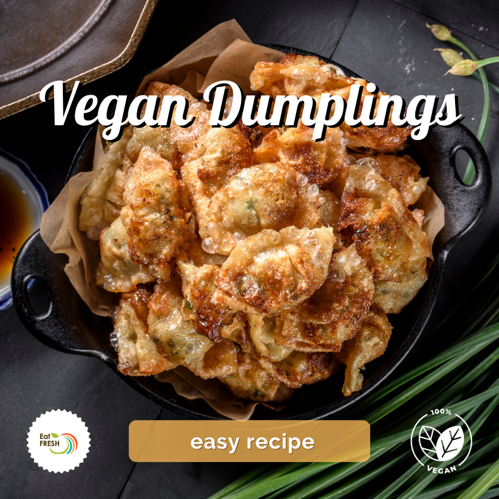 Vegan Dumpling Easy Recipe Eat FRESH HK