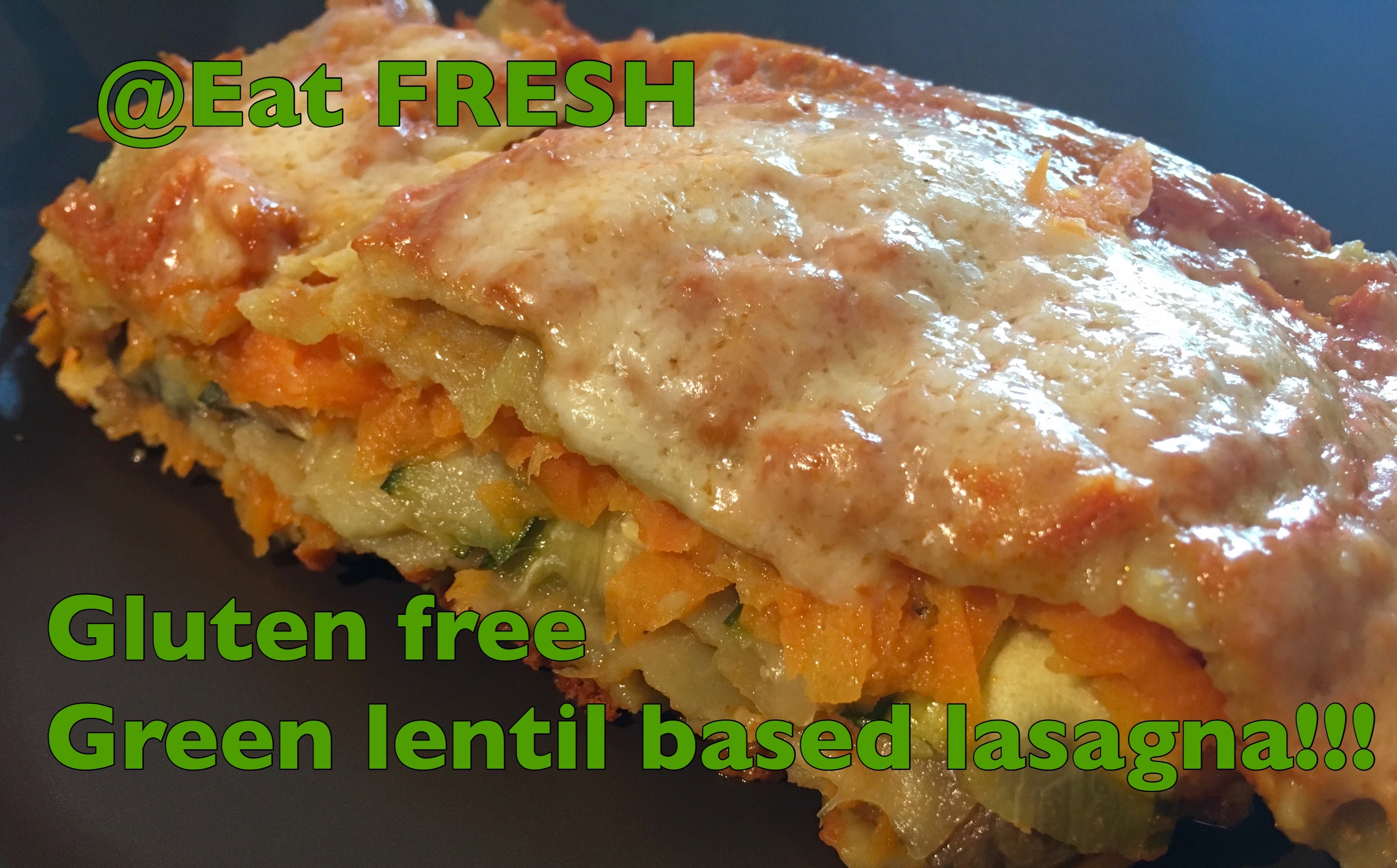 GF Green Lentil Vegetarian Lasagna