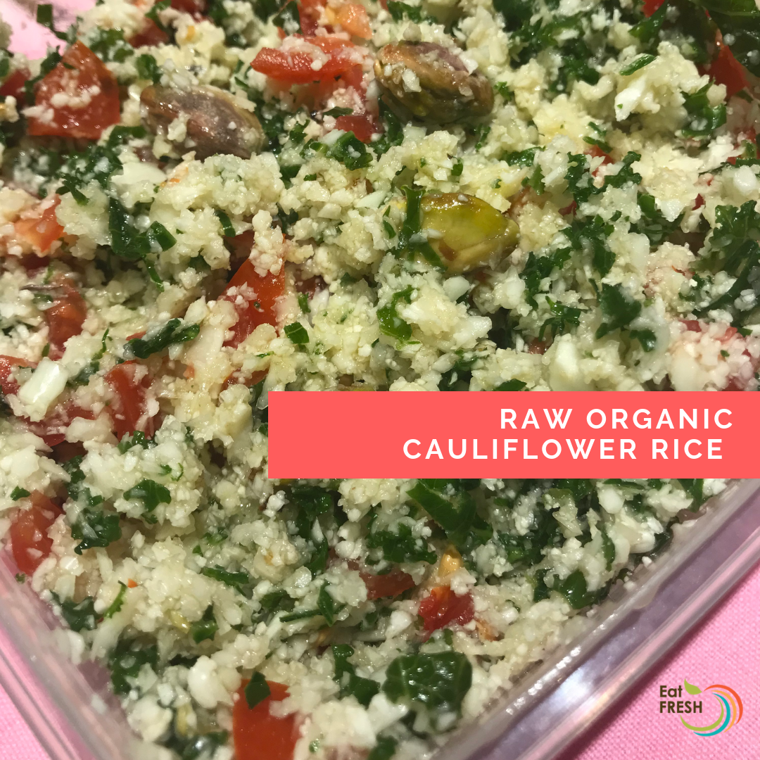 Raw Organic Cauliflower Rice