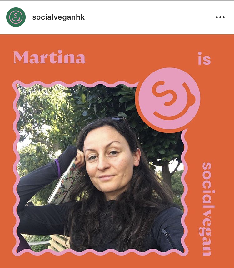 Martina Bin featured on Social Vegan HK