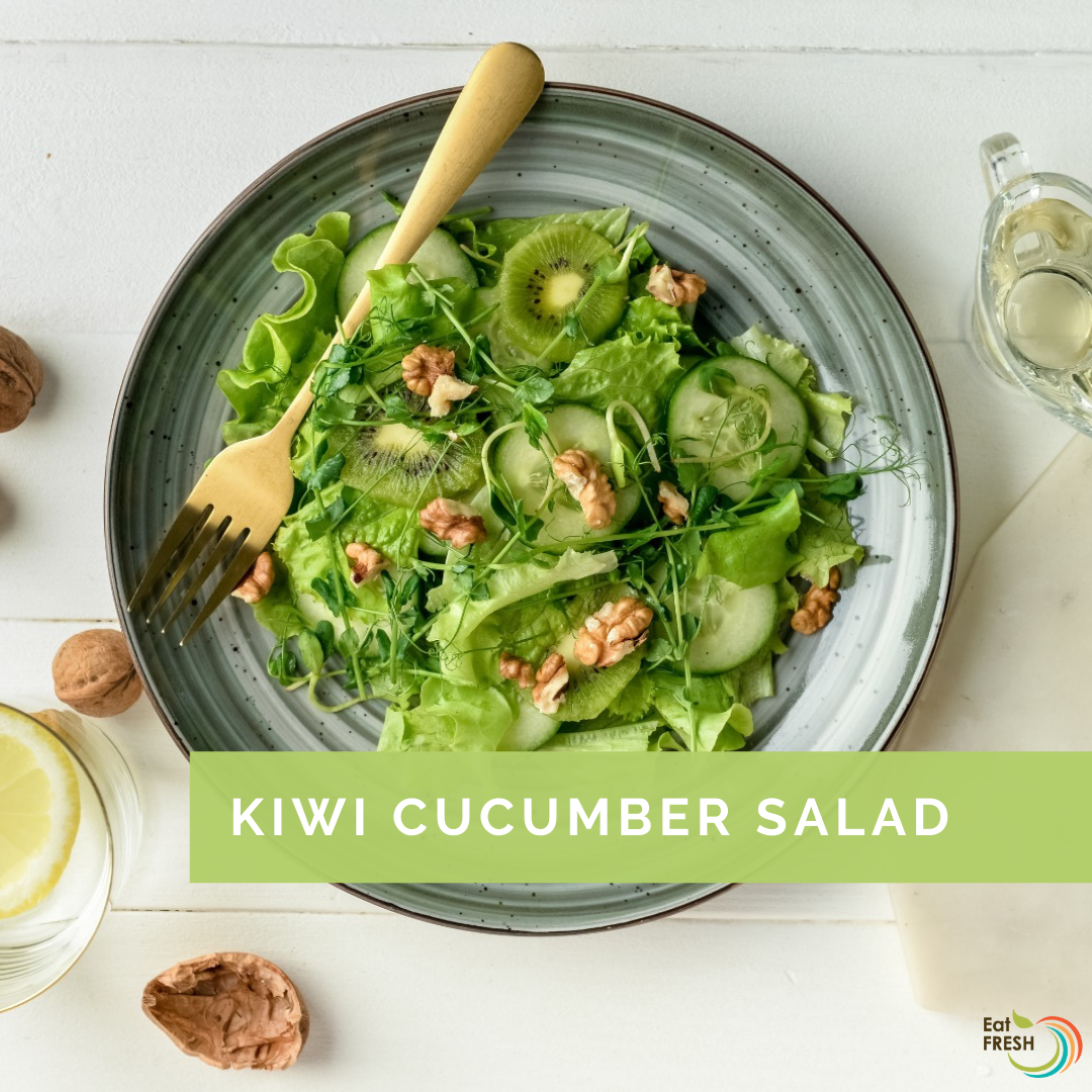 Kiwi Cucumber Salad