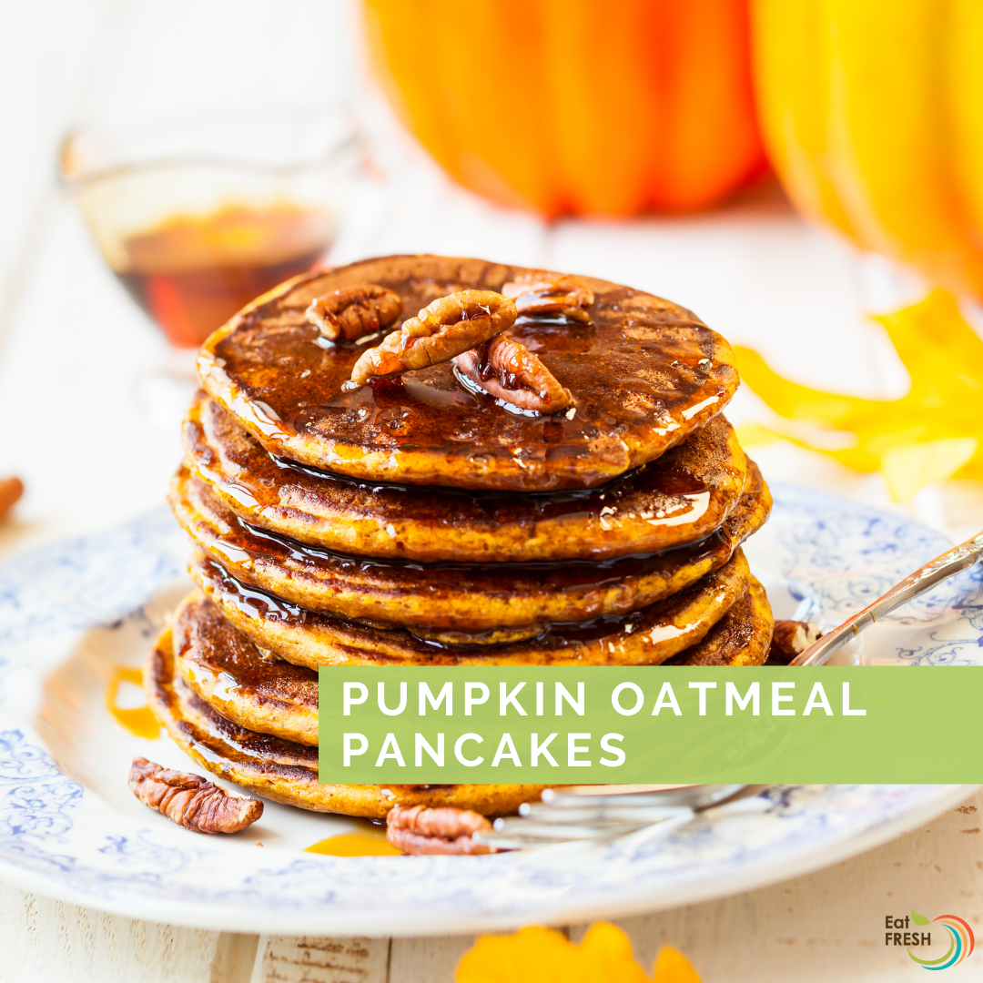 Pumpkin Oatmeal Pancakes