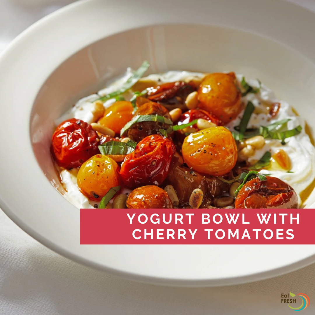 Yogurt Bowl with Cherry Tomatoes