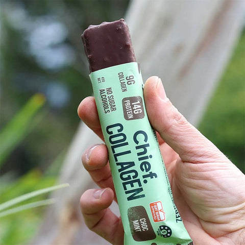 Chief. Collagen Protein Bar - Choco Mint