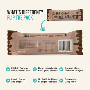 Chief. Collagen Protein Bar - Double Choc