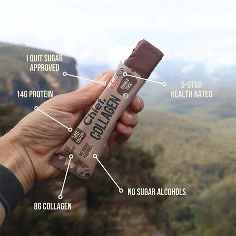 Chief. Collagen Protein Bar - Double Choc