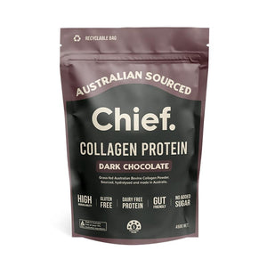 Chief. Grass-fed Collagen Protein Powder – Dark Chocolate