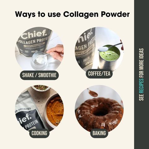 Chief. Grass-fed Collagen Protein Powder – Unflauvered