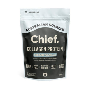 Chief. Grass-fed Collagen Protein Powder – Creamy Vanilla