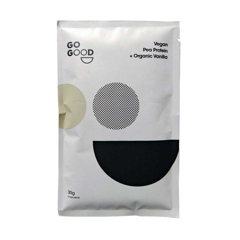 Go Good Pea Protein Isolate + Organic Vanilla 1 Single Serve 30g
