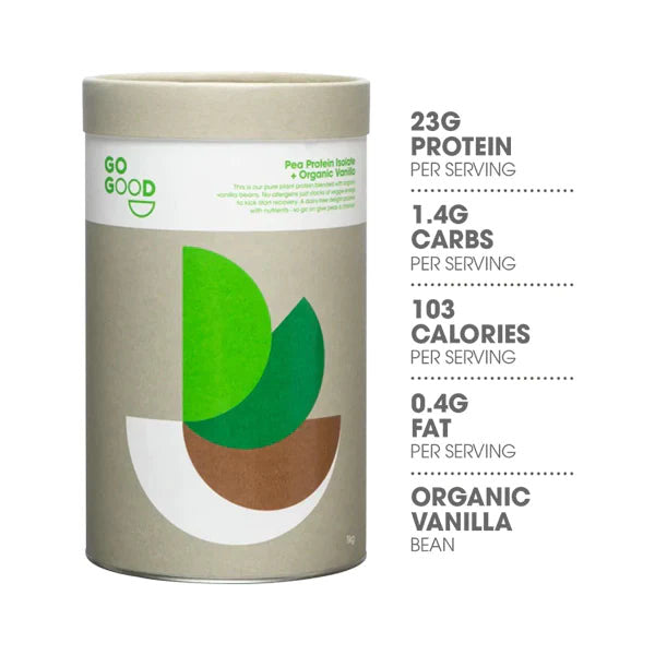 Go Good Pea Protein Isolate + Organic Vanilla
