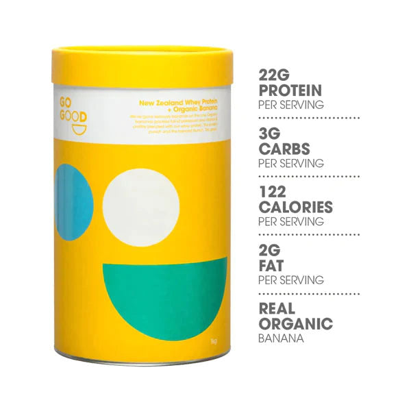 Go Good Whey Protein + Organic Banana 500g