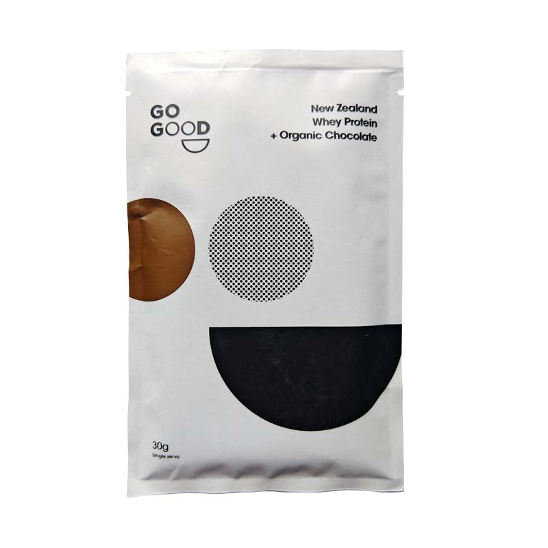 Go Good Whey Protein Isolate + Organic Chocolate 1 Single Serve 30g