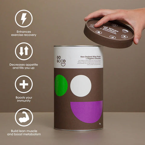 Go Good Whey Protein + Organic Chocolate