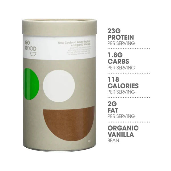 Go Good Whey Protein Isolate + Organic Vanilla