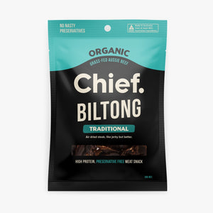 Chief Bilton - Traditional Organic Grass-Fed Beef Snack