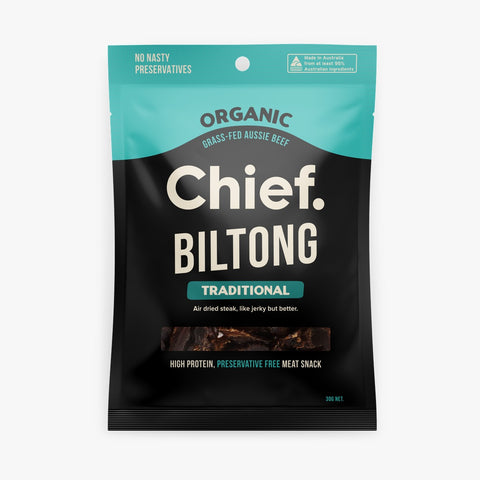 Chief Bilton - Traditional Organic Grass-Fed Beef Snack