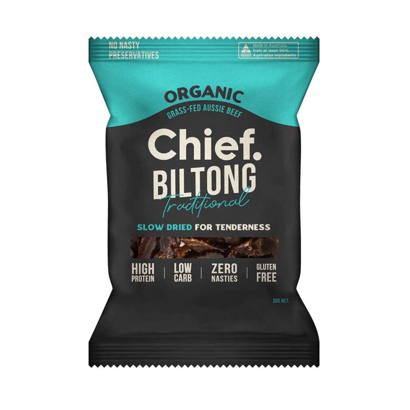 Chief Bilton - Traditional Organic Grass-Fed Beef Snack