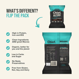 Chief Bilton - Traditional Organic Grass-Fed Beef Snack