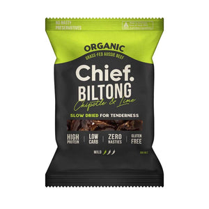 Chief Bilton - Chipotle & Lime Organic Grass-Fed Beef Snack