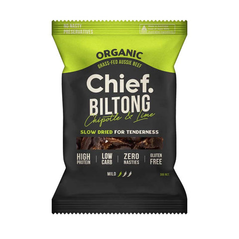 Chief Bilton - Chipotle & Lime Organic Grass-Fed Beef Snack