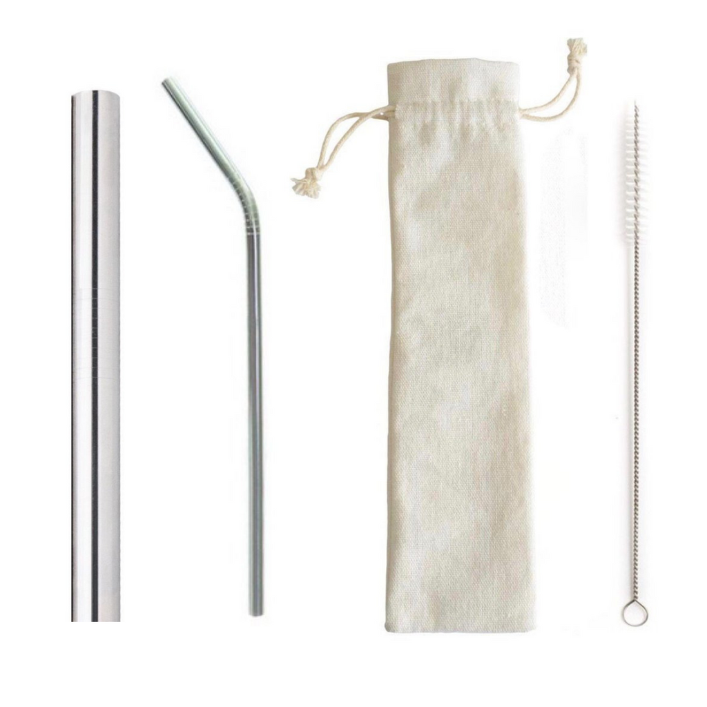 Classic and Bubble Tea Stainless Steel Straw Set